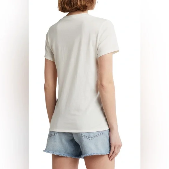 Lucky Brand Groovy Graphic Tee Shirt White NWT M XL - Picture 2 of 9